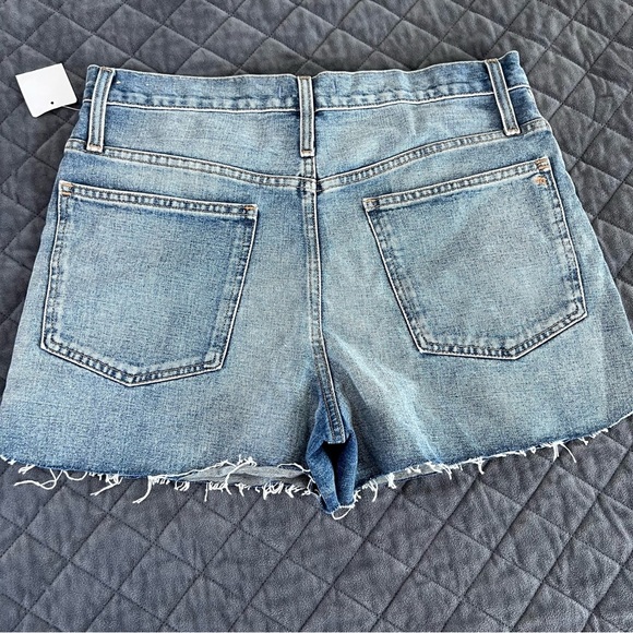 Madewell The Perfect Jean Short Women’s 30 Tulip Hem Denim High Rise Cut Off B4 - Picture 8 of 11